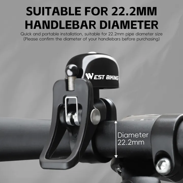 WEST%20BIKING%20Mountain%20Bike%20Bell%20Safety%20Warning%20Signal%20Loud%20Retro%20Bicycle%20Bell%20Road%20Handlebar%20Bike%20Accessories%20Riding%20Equipment%20-%20Image%202