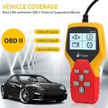 Foseal Wired OBD2 Scanner, Plug and Play OBDII Code Reader, Car Diagnostic Tool for Vehicle Engine Fault. 