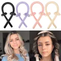 Heatless Curling Rod Headband For No Heat Silk Curls Ribbon Hair Rollers Sleeping Soft Headband Lazy Hair Accessoire. 