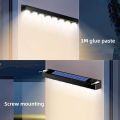 Outdoor LED Solar Wall Light Waterproof Solar Fence Sign Lights Garden Decor Porch Patio Deck Balcony Yard Home Atmosphere Light. 
