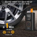 Air Compressor 12V 150PSI Portable Electric Air Pump Car Tire Inflator For Motorcycle Bicycle Tire Air Filling Pump. 