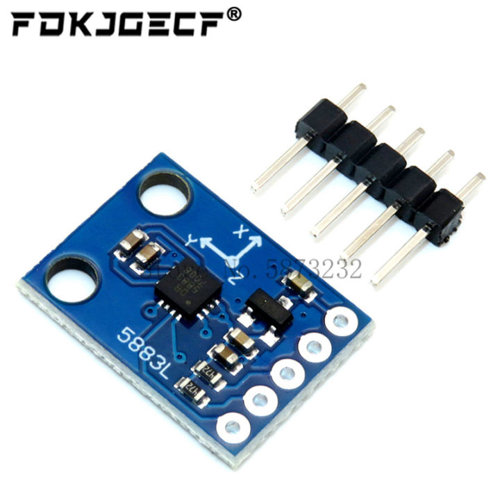 GY-273 3V-5V QMC5883L Triple Axis Compass Magnetometer Sensor Module ...