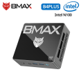 BMAX B4 Plus Mini PC Windows 11 PC Intel N100 16GB DDR4 512GB SSD 2*HDMI 1*Type-C Supports 4K@60Hz 750MHz Intel UHD Graphics. 