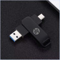 2TB hp original OTG metal USB flash drive type-C micro USB for laptop can use for iPhone iOS. 