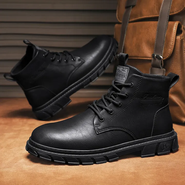 Winter%20Men%20Boots%20Outdoor%20Leather%20Ankle%20Boots%20Lightweight%20High%20Top%20Casual%20Boots%20Designer%20Male%20Work%20Boots%20Classic%20Handmade%20Boots%20-%20Image%203