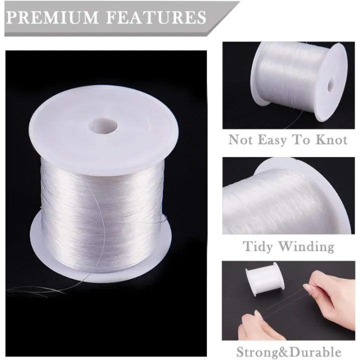 110%20Yards%20Clear%20Invisible%20Craft%20Nylon%20Thread%200.25mm%20Monofilament%20Fishing%20Line%20Bead%20String%20Cord%20for%20Gemstone%20Jewelry%20DIY%20Making%20-%20Image%203