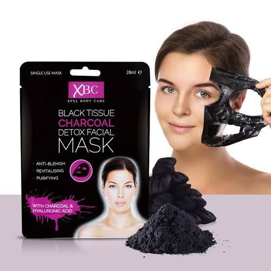 xbc charcoal detox facial mask 28ml