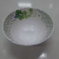 Italiano melamine 6.5"Crazy Bowl snowdrop. 