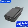 5V 2A USB Wall Charger 10W Fast Charging Mobile Phone Charger Power Adapter For iPhone Samsung Xiaomi Huawei EU/US Charge Plug.