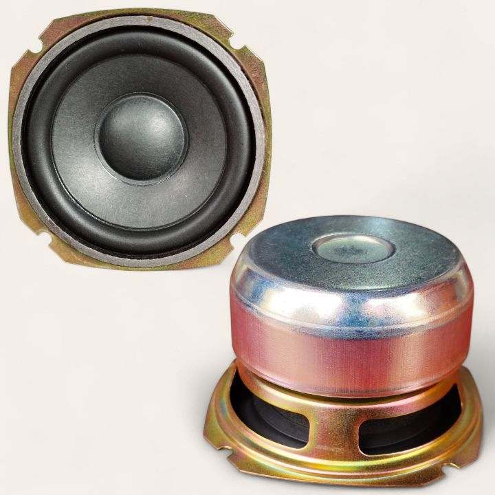 2Pcs 3-inch HiFi Speaker 4 Ohm 15 Watt Audio 2.0/2.1 Home Audio Woofer Loudspeaker