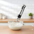 5 in 1 Hand Blender Machine 800W with Chopper Machine, Whisker, Coffee Beater, Glass - Stainless Steel Immersion Stick Blender with Turbo Mode, 20 Speeds Option - Egg Beater, Milk Frother, Meat Grinder, Juicer Blender Machine, Cake Mixer. 