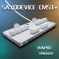 Macro keyboard, Programmable Mini Keyboard / Keypad --- Rapid Trigger Keyboard ---  SayoDevice CM51+ Rapid Trigger Keyboard for OSU!、djmax... Rhythm Game with OUTEMU Hall Magnetic Linear Switches with Knob Custom Programmable Keypad. 