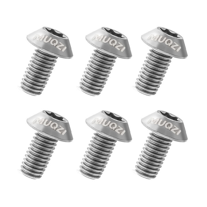 MUQZI%206PCS%20Titanium%20Screw%20Ultralight%20Bike%20M5%20X%2010mm%20Disc%20Brake%20Rotor%20Screw%20MTB%20Rotor%20Bolts%20Bicycle%20Accessories%20-%20Image%208