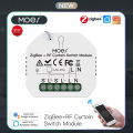 MOES ZigBee Smart Blind Switch Module DIY RF433 Motorized Shutter Controller Tuya Smart Life 2MQTT Alexa  Home Control. 