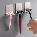 2pcs Razor Holder Stainless Steel Men Shaving Shaver Razor Stand Shelf Shaving Razor Storage Rack Bathroom Hook Organizer. 