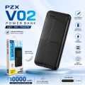 PZX V02 10000mAh Fast Charging Power Bank – Dual USB Portable Charger.