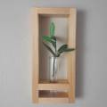 Wood Frame Shelf | Picture Frame Shelf | Framed Wall Shelf | Bud Vase Wall Shelf | Plant Shelf | Modern Wall Shelf | Wood Shelf | Bud Vase.
