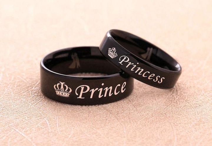 Customized Ring of Prince and Princess