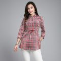 Umaisha Fashion Premium Cotton Shirt Kurti For Women Comfortable Elegant Everyday Casual Wear Outfit.