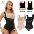Mesh Thongs Bodysuit Shapewear Women Seamless Full Body Shaper Waist Slim Tummy Control Underwear Flat Belly Underbust Corset. 