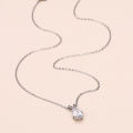 Huitan Water Drop Cubic Zirconia Crystal Women's Necklace Simple and Elegant Female Accessories  Wedding Jewelry 2021 Trendy. 