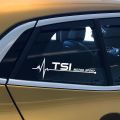 2PCS Car Side Window Stickers For VW Volkswagen TSI  4Motion Tiguan Passat B5 Polo Golf 7 6 4 5 3 Beetle Touareg Accessories. 