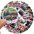 10/30/50pcs F1 Formula One Racing Stickers Funny Cartoon Graffiti Decal Laptop Luggage Skateboard Motorcycle Bike Helmet Sticker. 