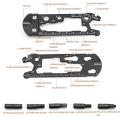 16 In 1 Portable Stainless Steel Screwdriver Wrench Ruler Multi-function MTB Mountain Cycling Spanner Bicycle Repair Tool Set. 