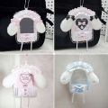 Lace Photo Card Holder with Hanging Chain, Available in 10 Colors and Styles, Plush Bunny Ears Bead Chain Handmade DIY Finished Product, Anime Cartoon Game Character Guka Card Holder, Fan Club Idol Support Collection B8 Small Card Holder, Polaroid Phot.... 