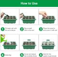 12 Hole Seed Tray Nursery  Plant Pot Home Gardening Germination Tray Planting Modern Tools Agriculture Technology. 