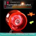 Crystal Luminous Yo-Yo Grade Beginner Long Sleep KK Bearing Anti-drop Glowing Yoyo Ball for Kids Adults Toy. 