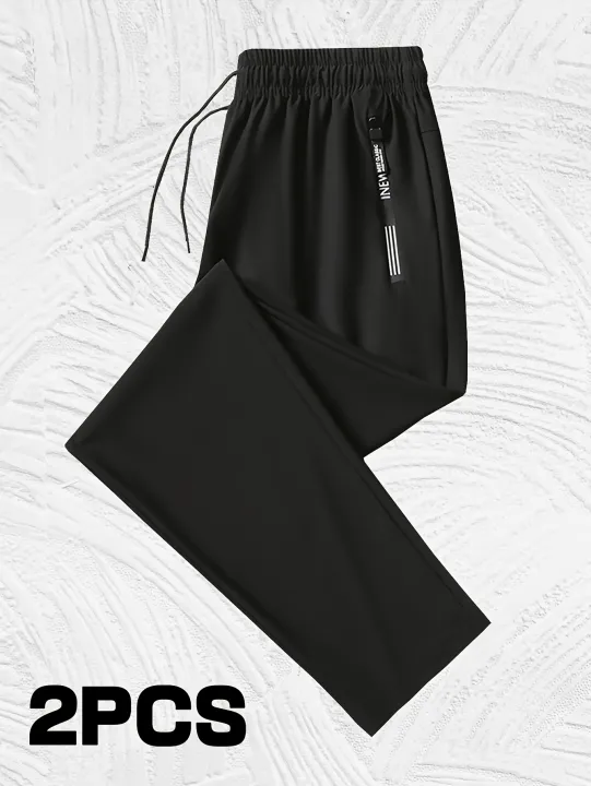 2%20Pieces%20Men's%20Quick-drying%20Breathable%20Sweatpants%20High%20Elastic%20nylon-spandex%20Fabric%20Straight%20Gym%20Running%20Pants%20Man%20Trousers%20-%20Image%207