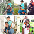 Hands Free Saddle Baby Carrier For Dad Shoulder Seat For Kids Travel Hip Seat Children Strap Rider Baby Kangaroo Sling.
