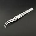 Industrial Tweezers Electronics Anti-static Curved Straight Tip Precision Stainless DIY Hand Tools Sets Forceps Phone Repair. 