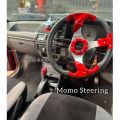 momo racing steering wheel red colour. 