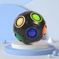 1Pcs Black Magic Rainbow Ball Kid Release Stress Toys Game Set Bundle Stress Ball Brain Games. 