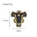 Anime Black Clover Enamel Pins Brooch Asta Black Bull Metal Badge Brooch for Women Men Lapel Pin Jewelry . 