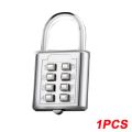8 Digits Password Code Outdoor Combination Padlock Waterproof Zinc Alloy Suitcase Travel Luggage Anti-thieft Keyed Smart Lock.