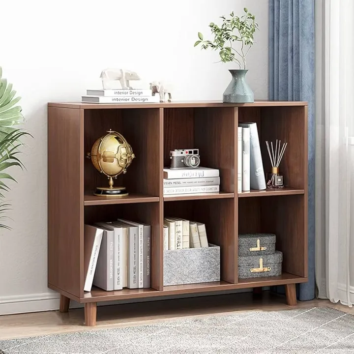 Freestanding%20Open%20Cubes%20Bookcase%20-%202-Tier%20Floor%20Standing%20Wooden%20Storage%20Display%20Cabinet%20Organizer%20with%20Legs%20for%20Home%20Office,%206-Cubes%20Open%20Shelf%20Low%20Short%20Bookshelf%20-%20Image%203