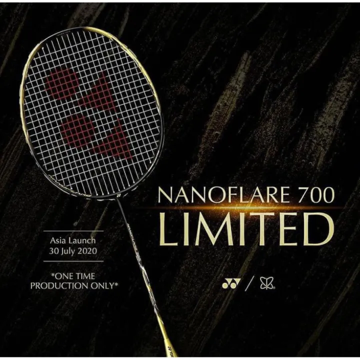 YONEX%20Nanoflare%20700%20Cyan/Gold%20Badminton%20Racket%20(Unstrung)%20-%20Image%209