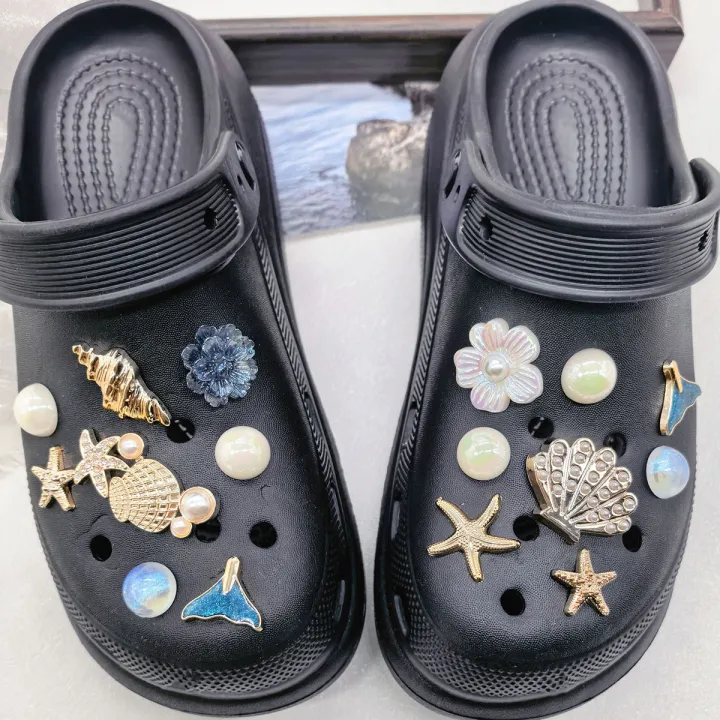 16PCS%20Ocean%20Conch%20Starfish%20Shoe%20Charms%20DIY%20Accessories%20Beach%20Shell%20Clogs%20Shoe%20Buckles%20Decorations%20Flower%20Faux%20Pearls%20Shoe%20Clips%20-%20Image%202
