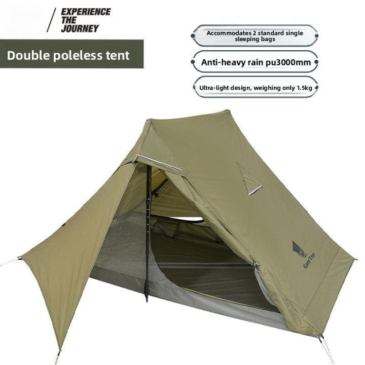 Outdoor Camping Tent Portable Hiking Tent Anti Ultra Light Camping Tent for Two People