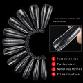 120 Pcs/Set Clear Dual Forms Nail System Full Cover Quick Building Gel Mold Tips Nail Extension Molds Upper Forms For Nails Tips. 