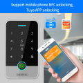 IP65 Access Control Door System Tuya RFID 125Khz+13.56Mhz Bluetooth Fingerprint Keypad Work Wifi Gateway Remote Unlock ABS Shell.