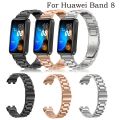 Metal Strap for Huawei Band 8 9 10 Stainless Steel Quick Release Watchband Wristband Available in Multiple Sizes.
