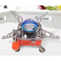 Original Mini Portable Square Stove for Backpacking Hiking Windproof Burner Camping Stove Foldable Stove for Outdoor &, Outdoor Cooking Burnernic Portable Mini Card Type Stove for Camping And Hiking (Imported). 