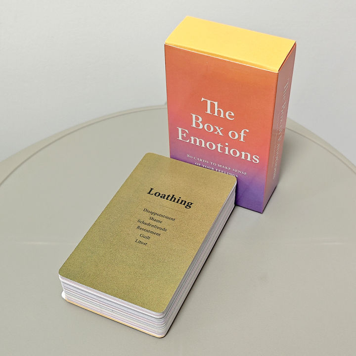 The Box of Emotions - 80 Cards To Make Sense of Your Feelings 10.3*6cm ...