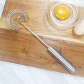 Stainless Steel Spiral Whisk Efficient Egg Beater & Mixer Heavy Duty Wire Whisk For Cooking Baking, Blending Sauces, Cream. 
