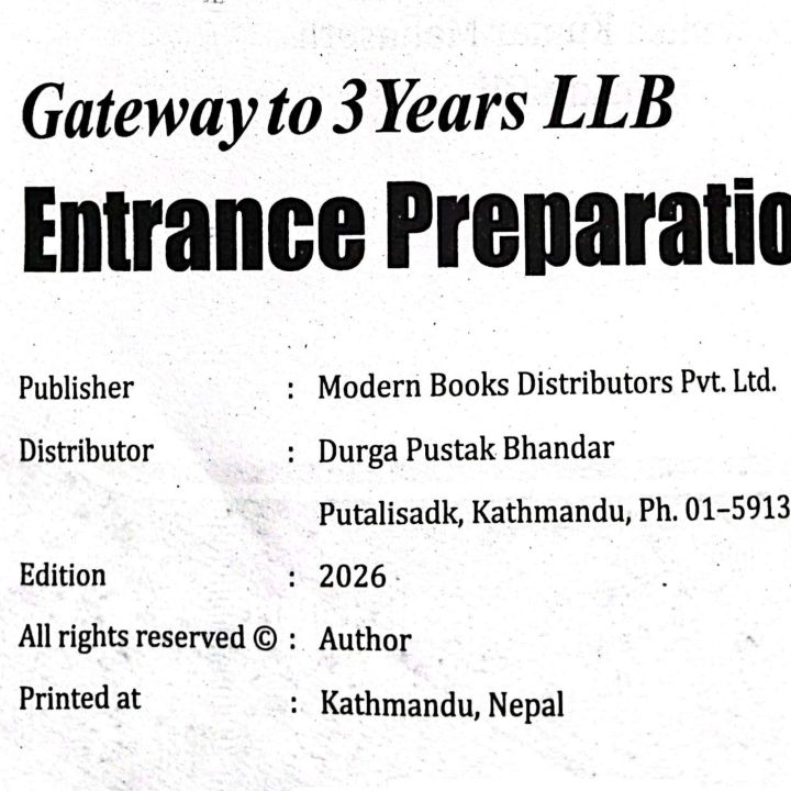 Gateway%20To%203%20Years%20LLB%20Entrance%20Preparation%20Book%20%7C%20Revised%20Edition%202026%20%7C%20Adv.%20Manish%20Kumar%20Mahaseth%20%7C%20Chakra%20Oli%20%7C%20Modern%20Books%20-%20Image%202