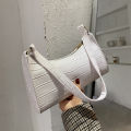 Retro Alligator Pattern Female Small Handbags and Purse Armpit  Shoulder Bags High Quality PU Leather Ladies Clutch Totes Bag. 